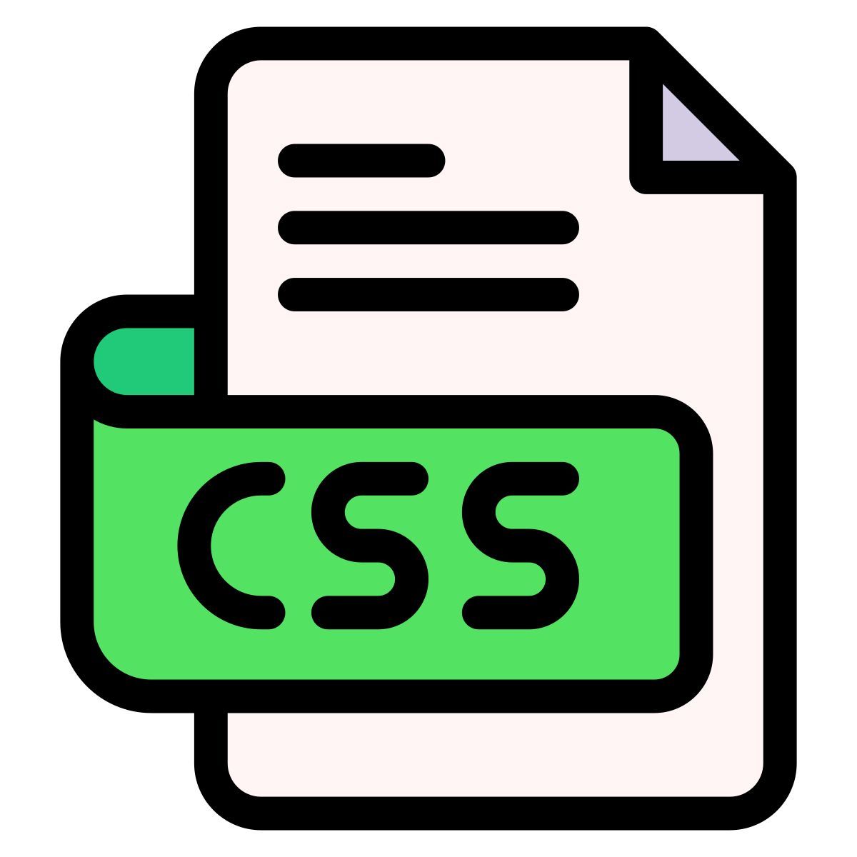 tipo de arquivo css icon