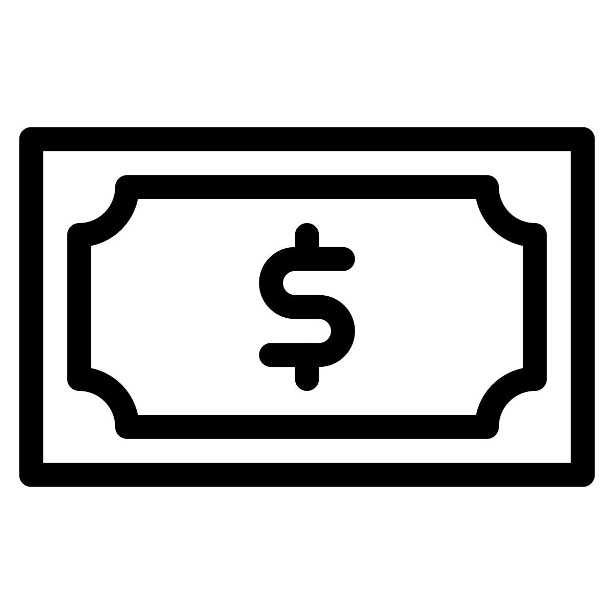 dinheiro dólar icon