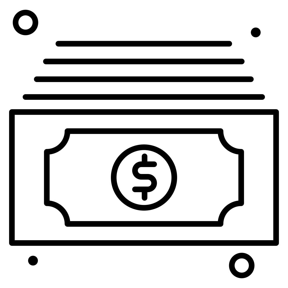 деньги доллар icon