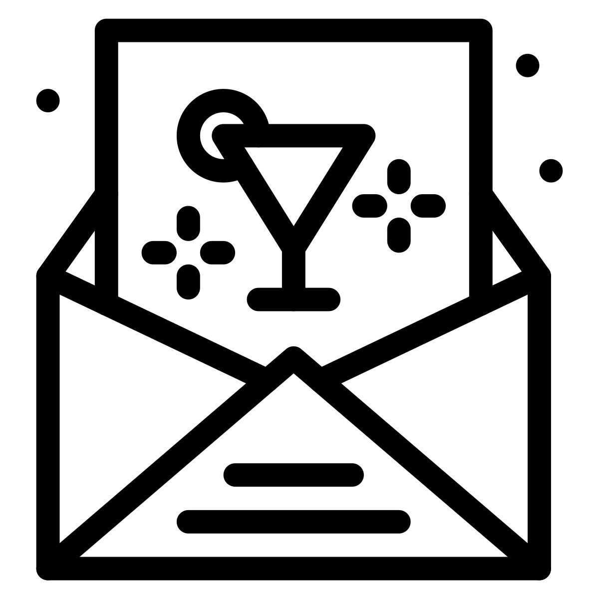nachricht gefüllt icon