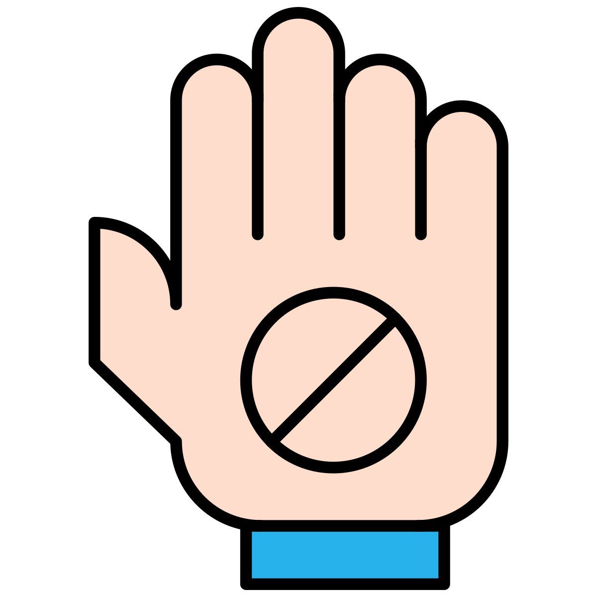 puño enojo icon
