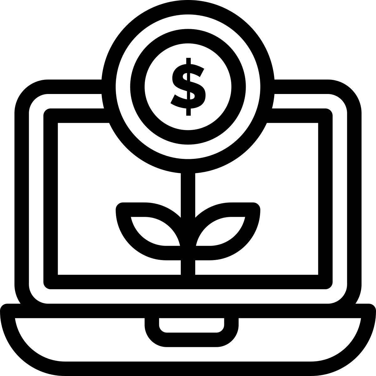 financial growth icon