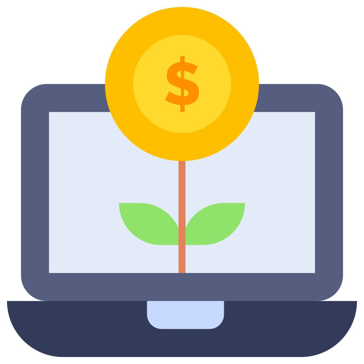 financial growth icon