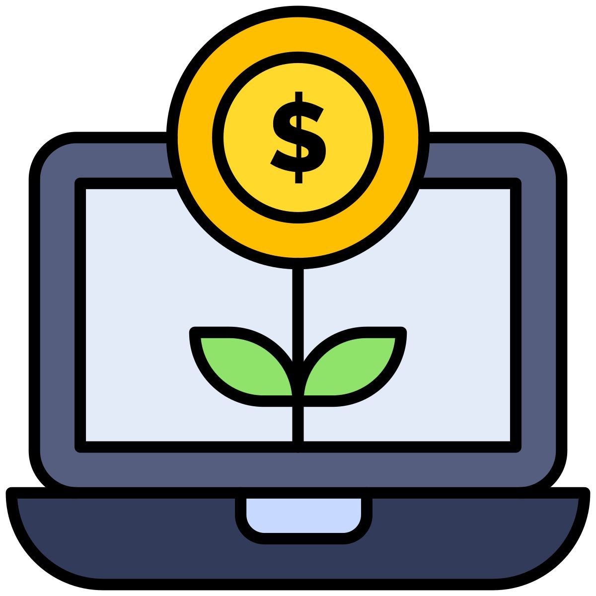 financial growth icon