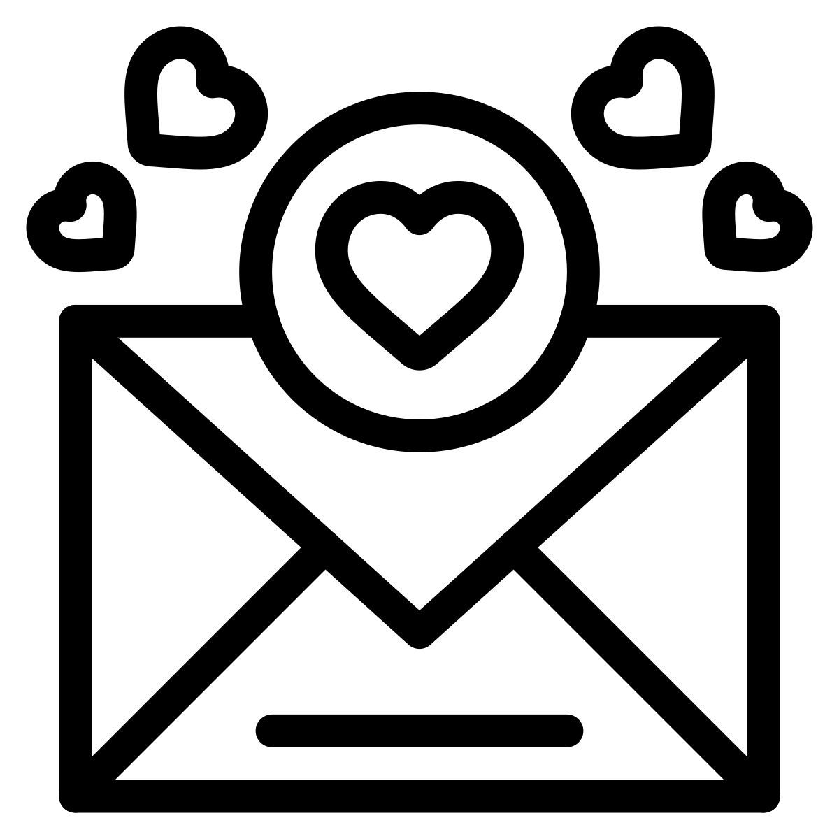 gostei preenchido icon