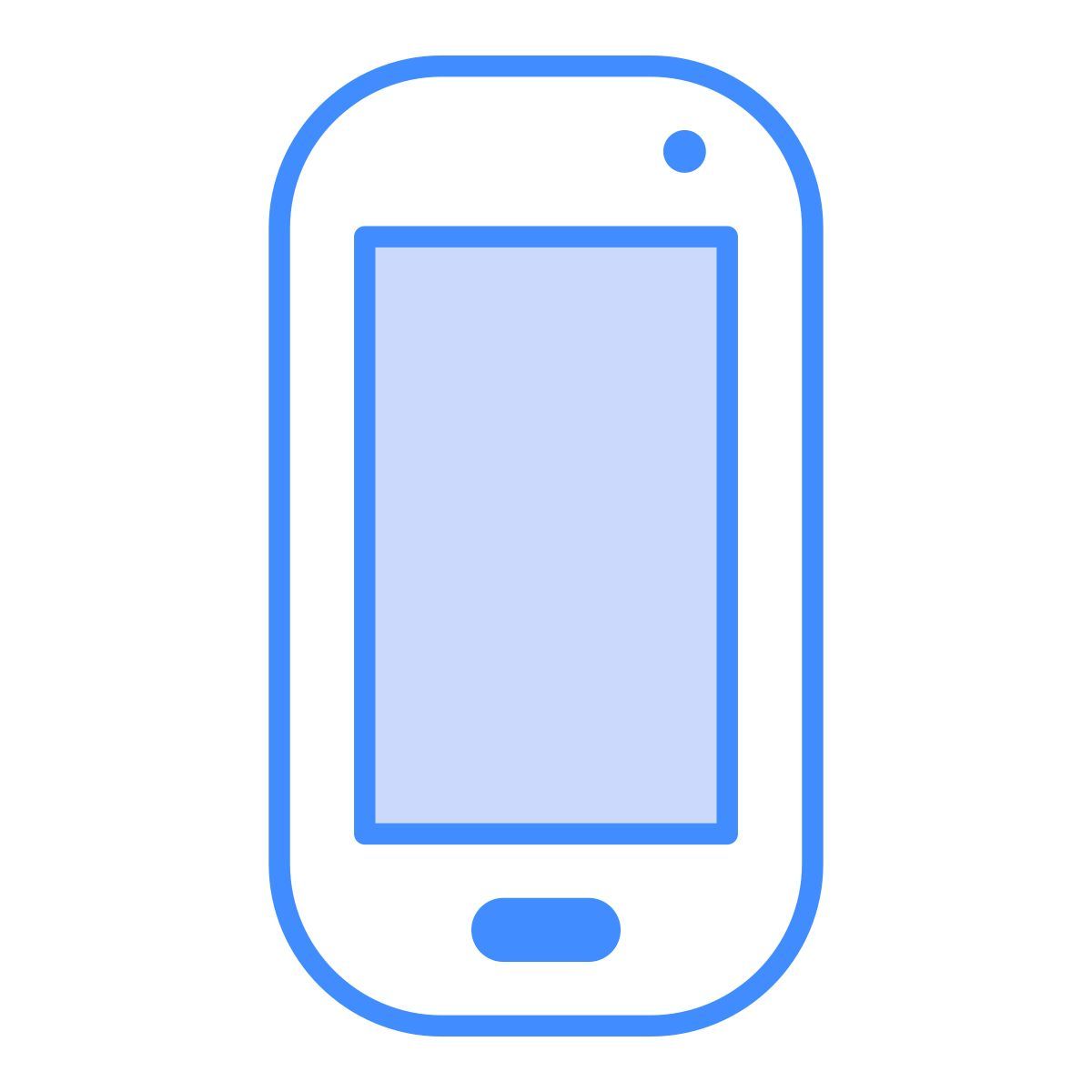 zwei smartphones icon