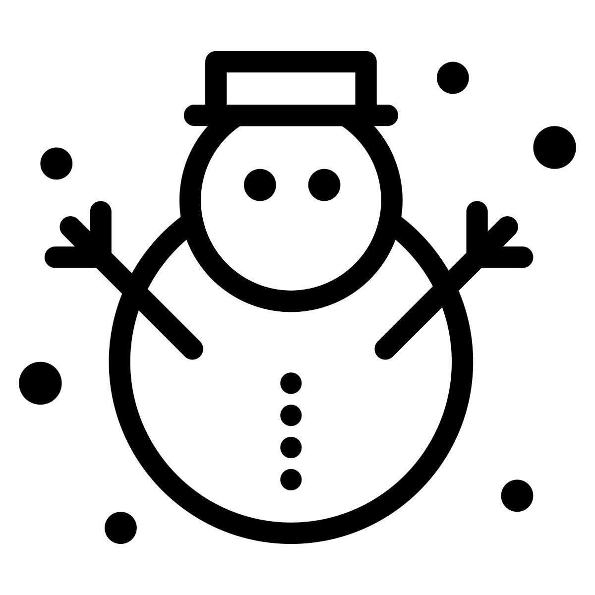 pupazzo di neve icon