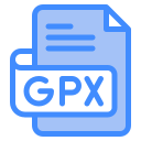 external gpx-file-types-others-iconmarket icon