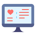 external monitor-valentines-day-others-iconmarket icon