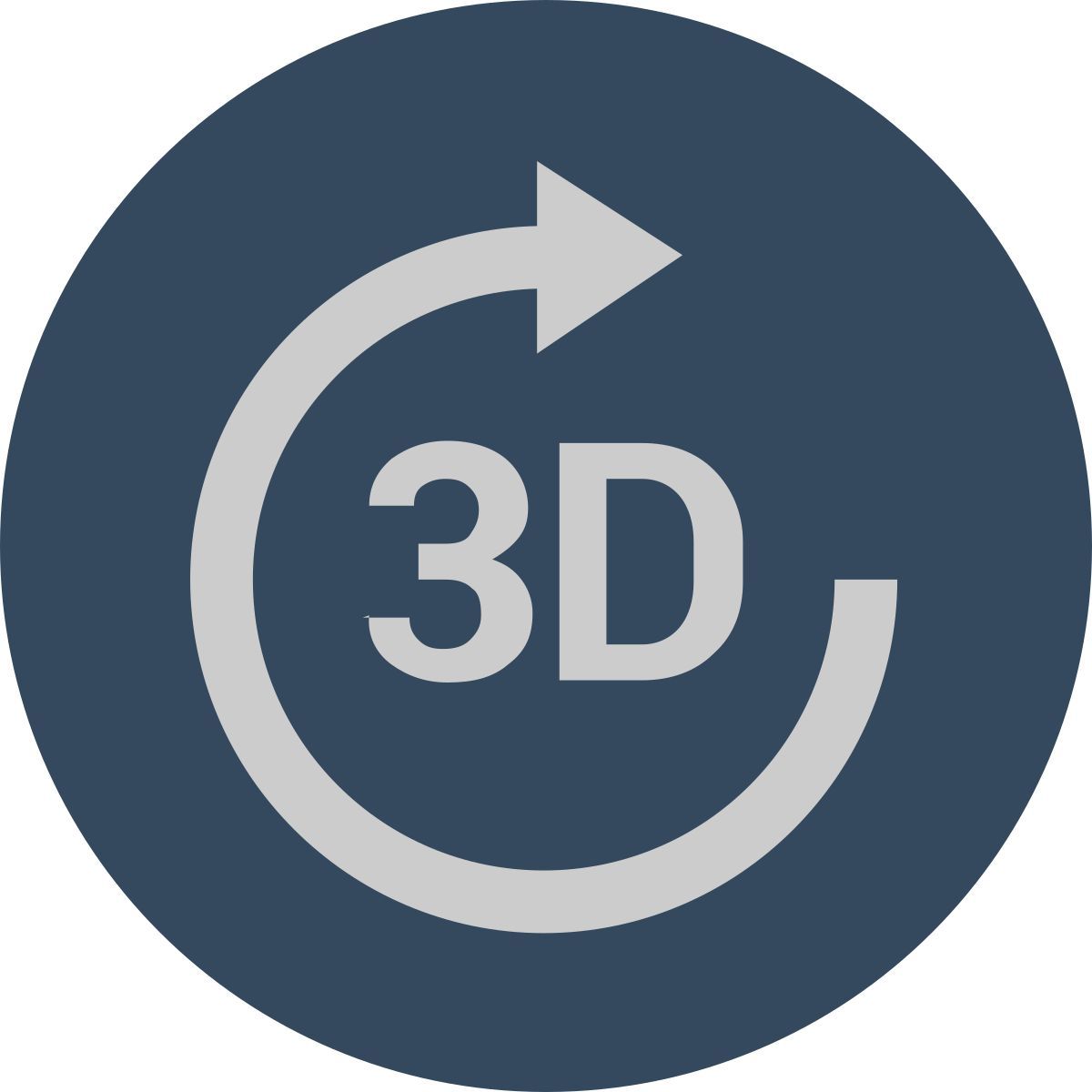 3d rotation icon