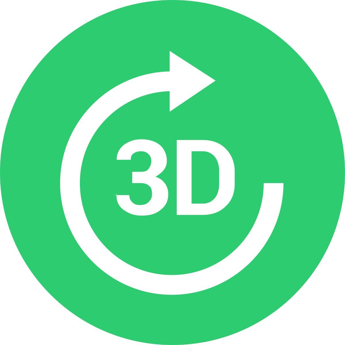 3d rotation icon