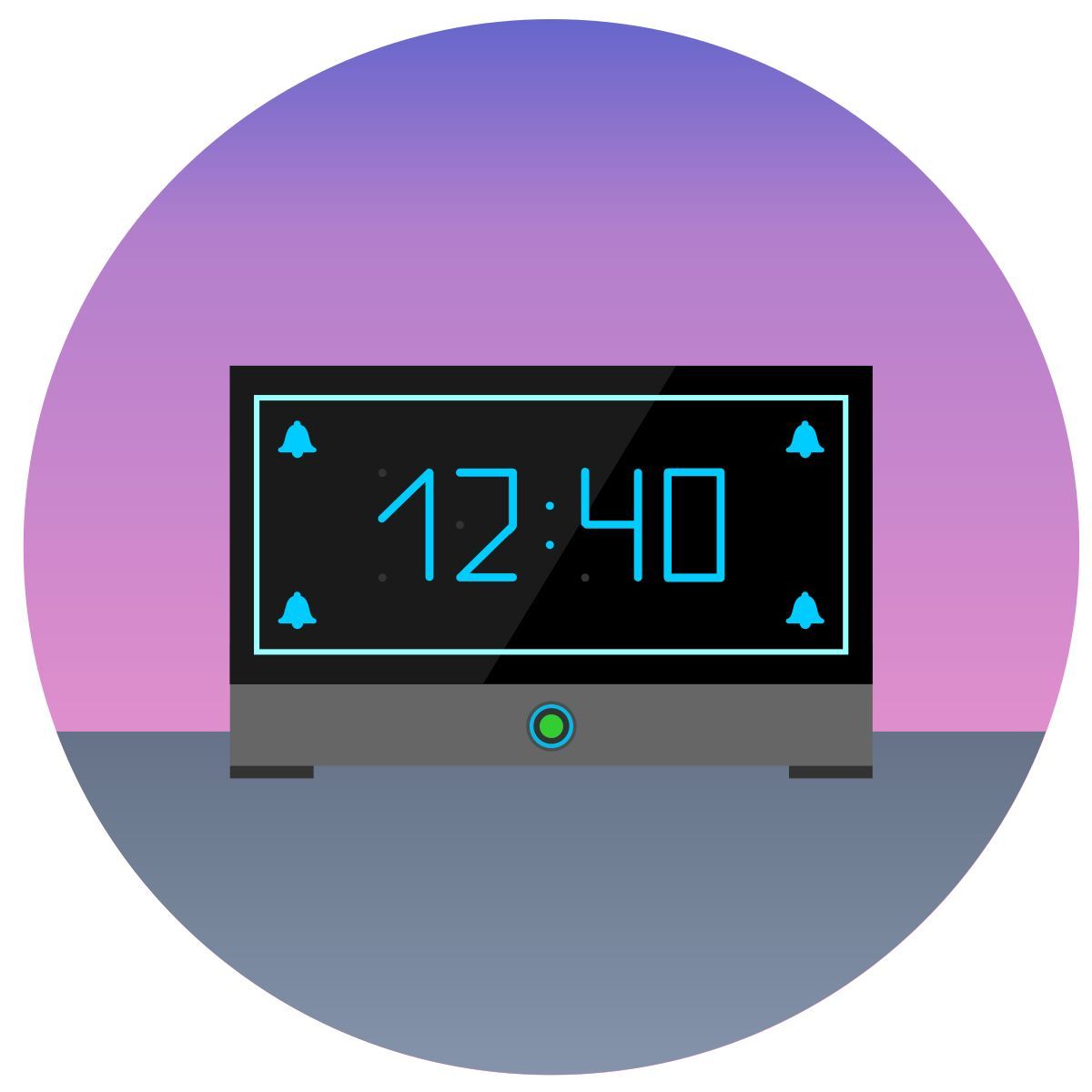 디지털 알람 icon