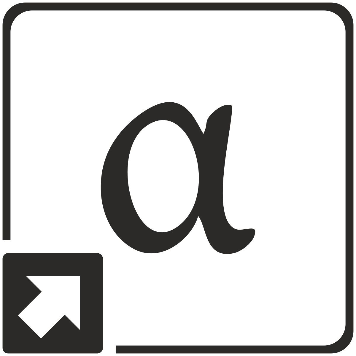alpha icon