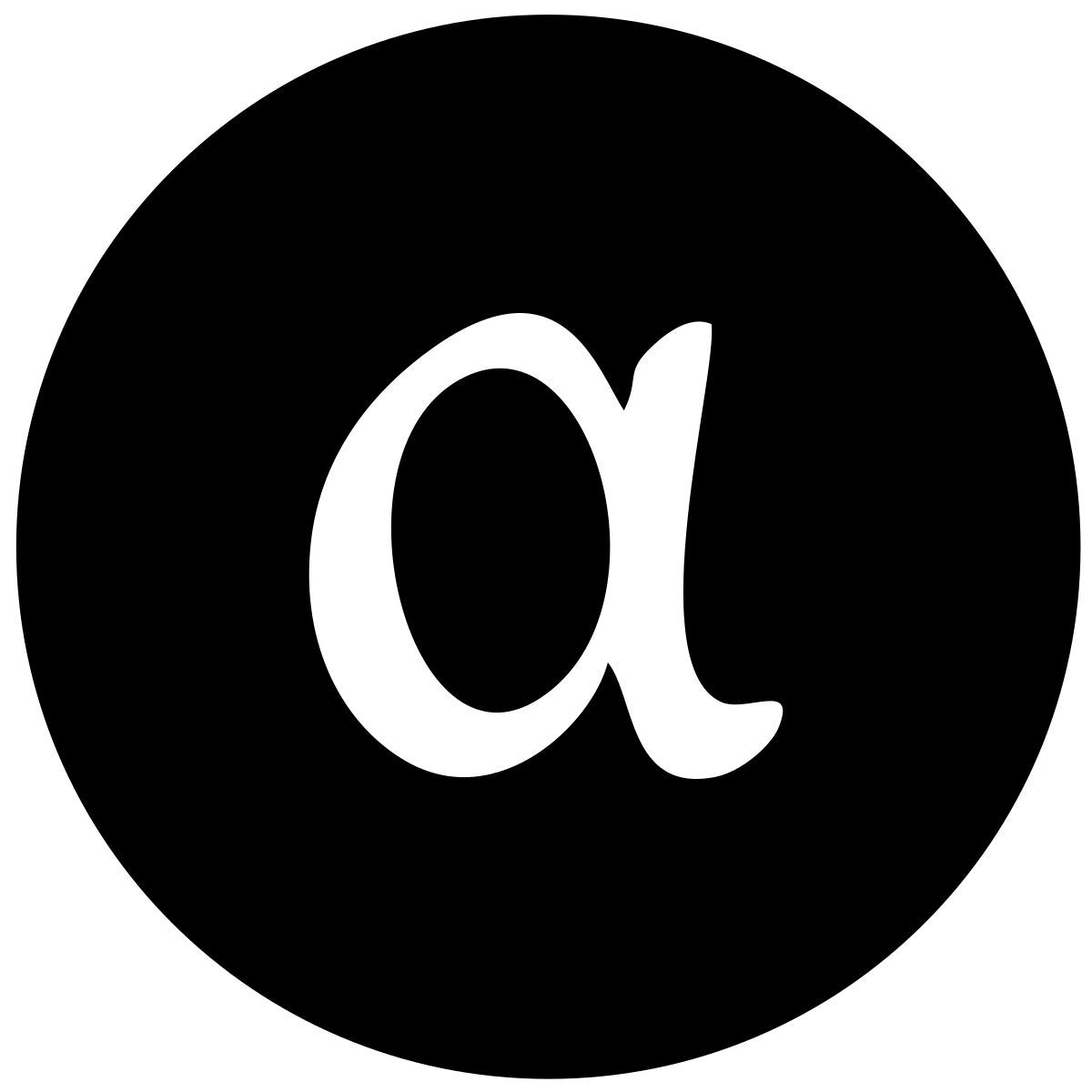alpha icon