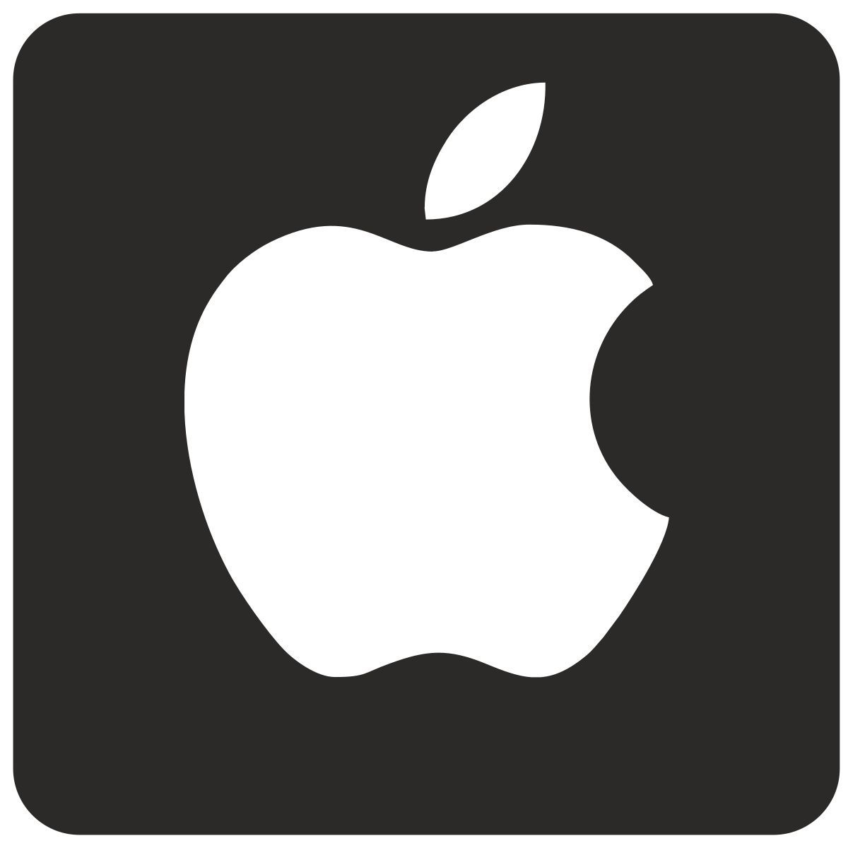 apple logo icon