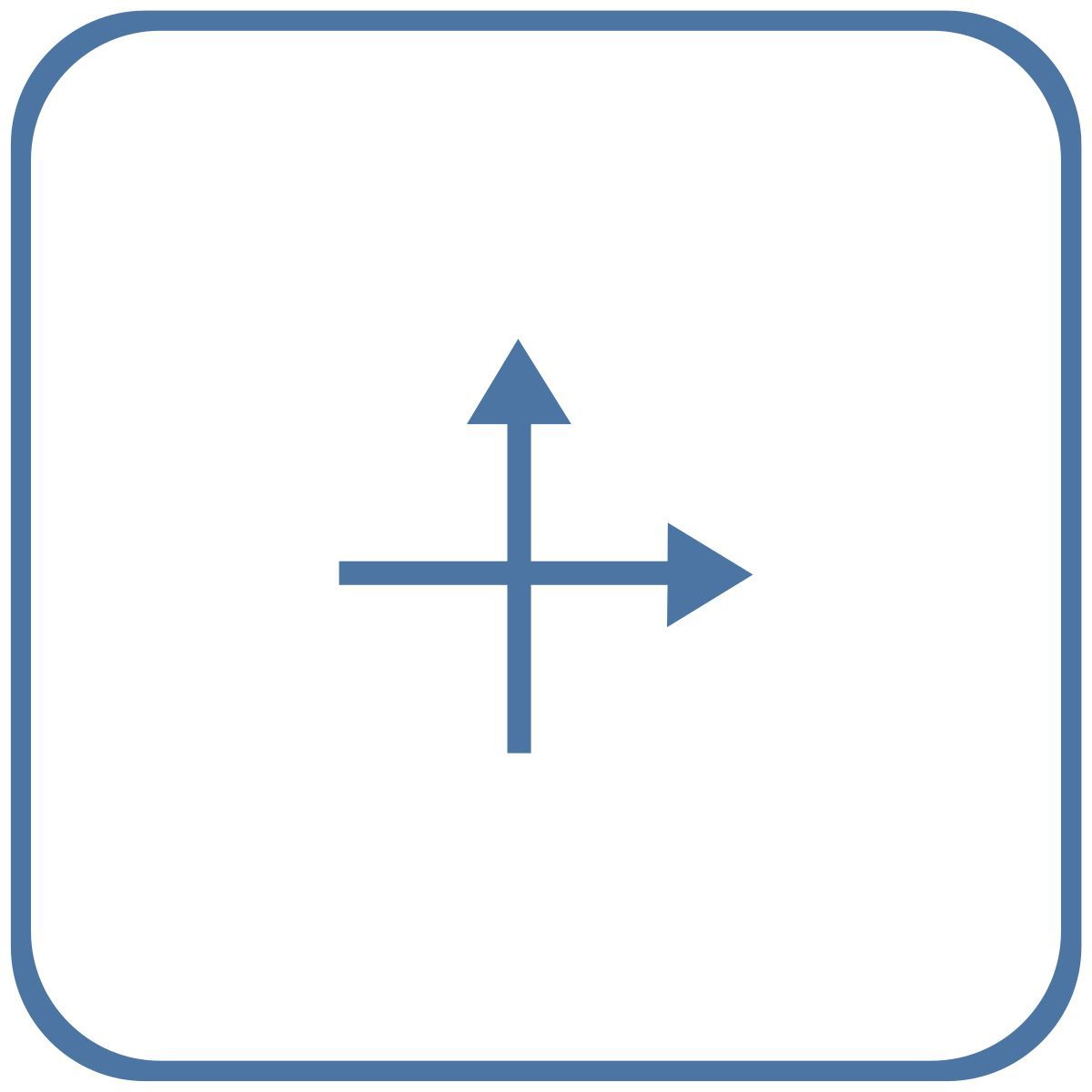 axis coordinate icon