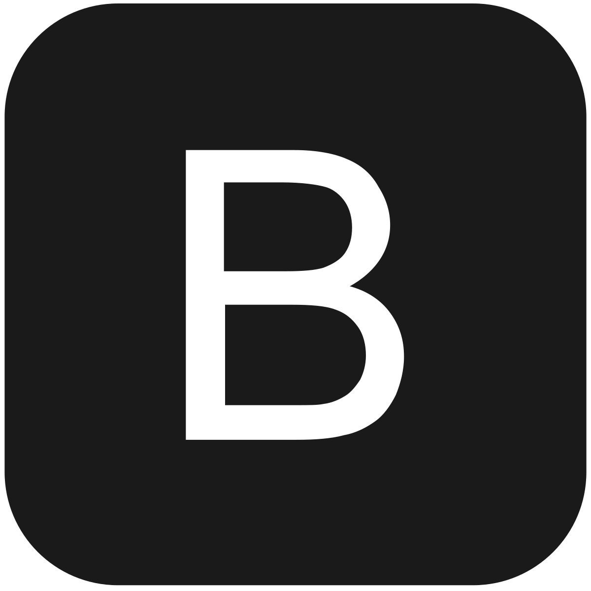 b icon