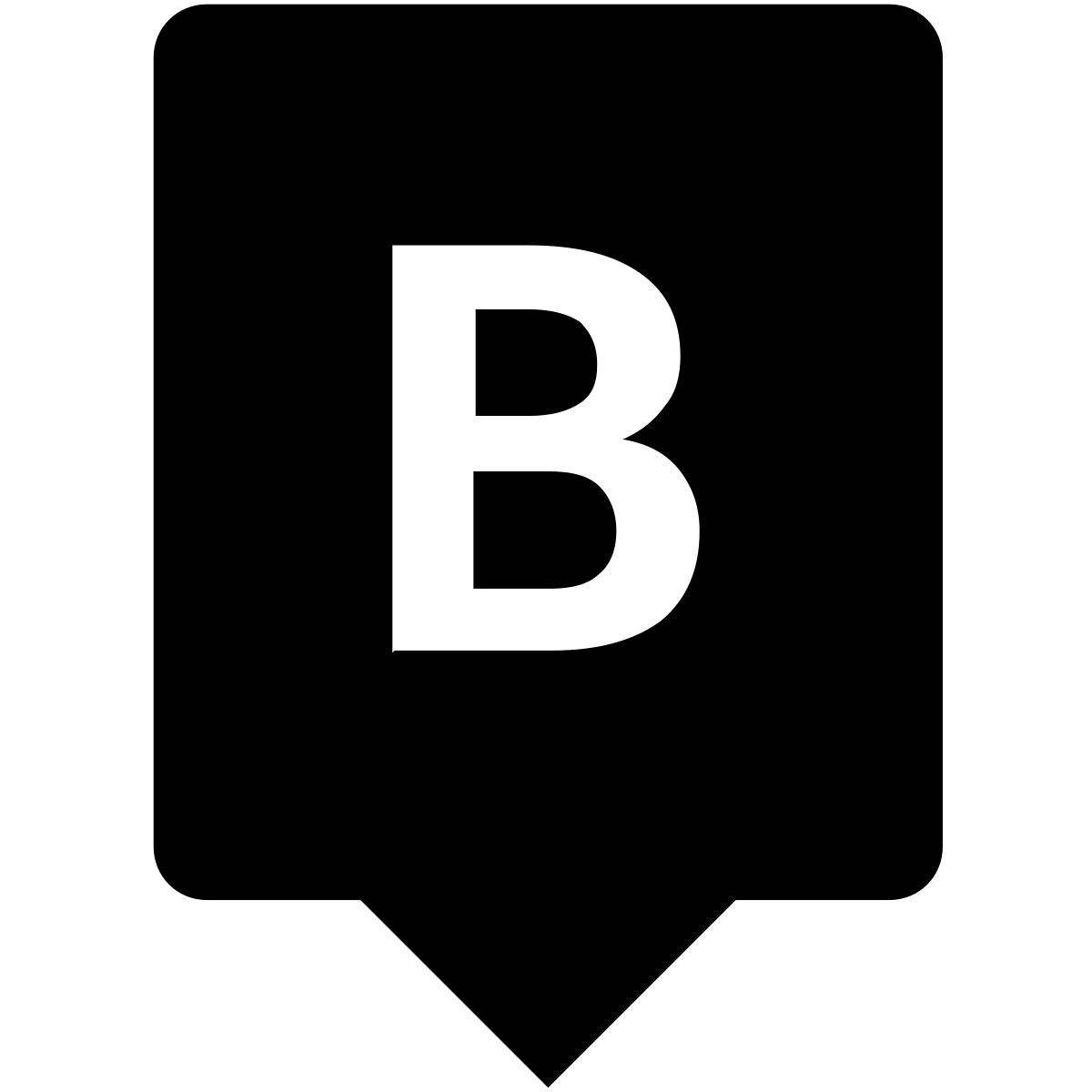 b icon