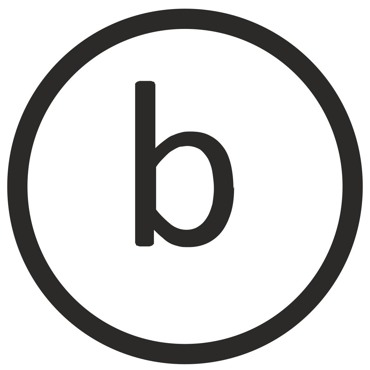 b icon