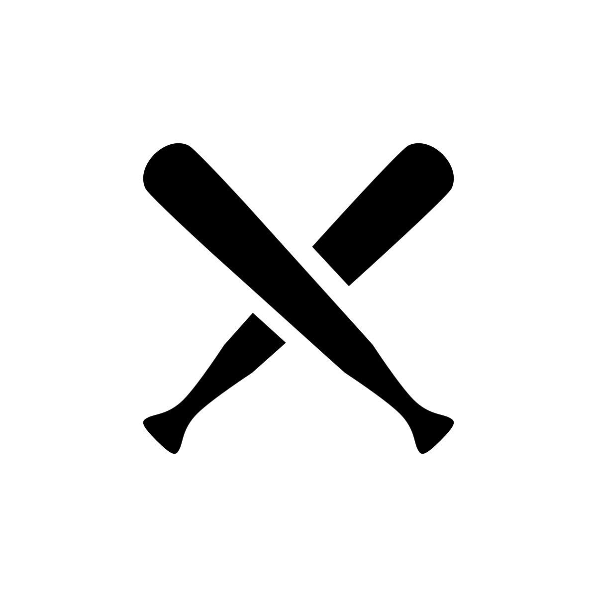 baseball bats icon