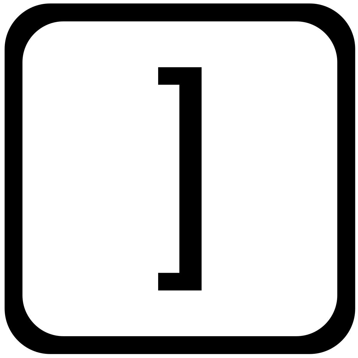 bracket icon