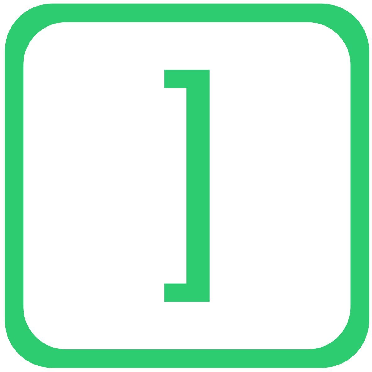 bracket icon