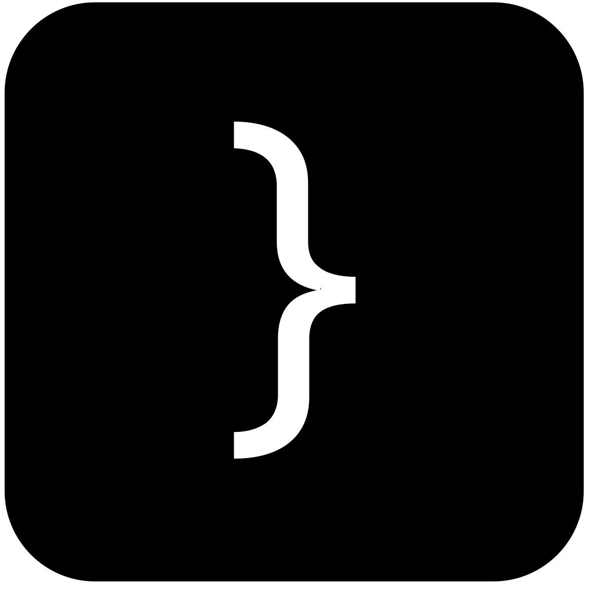 bracket icon