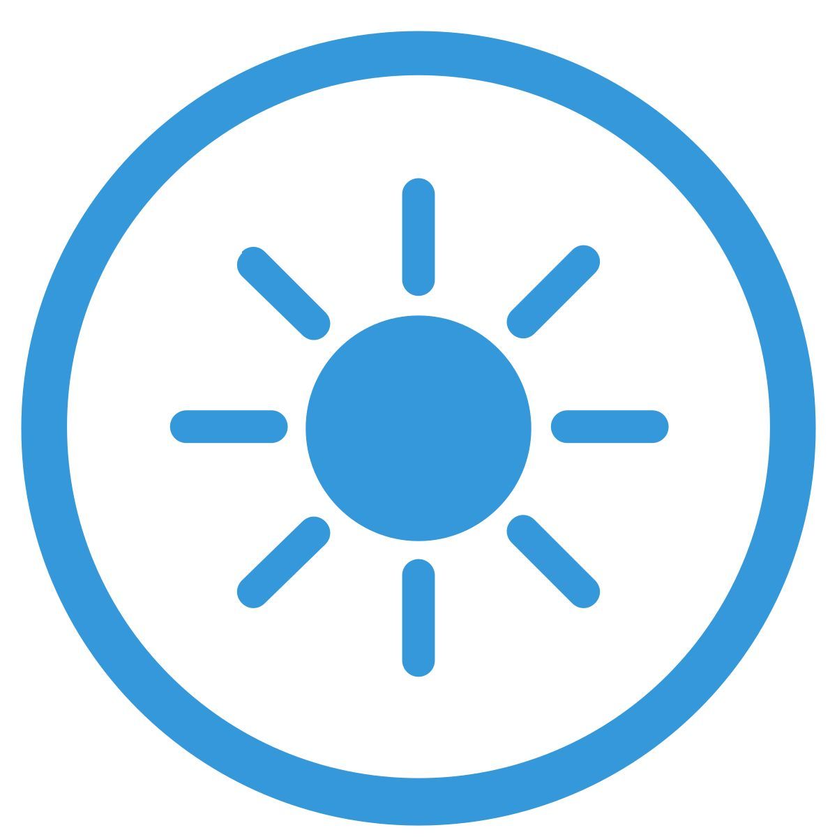 밝기 설정 icon