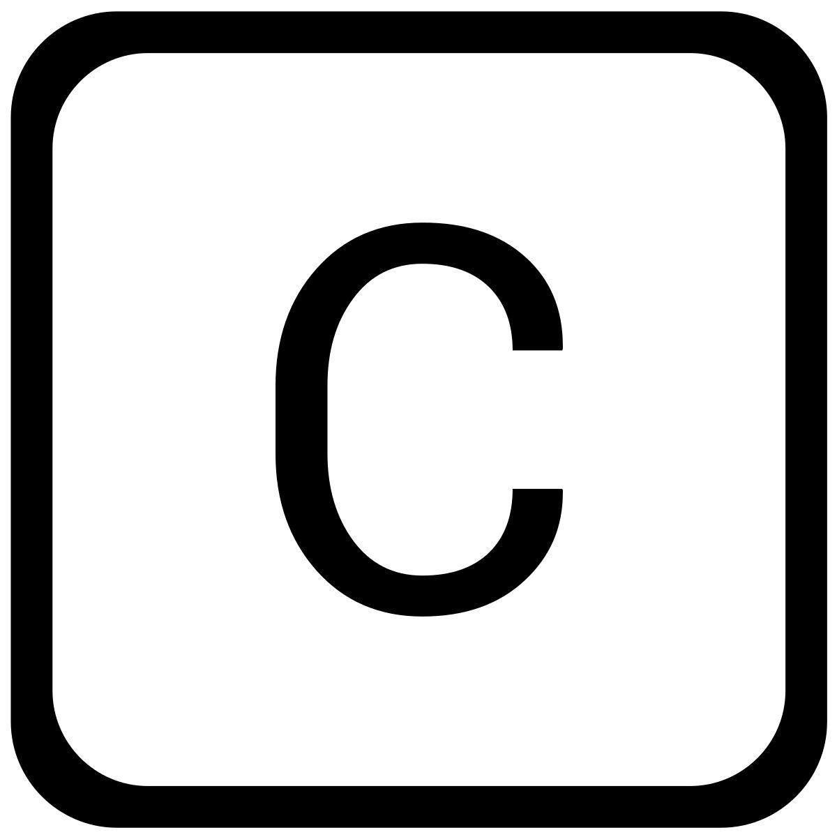 c icon