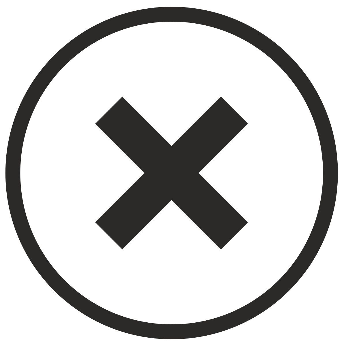 rimuovi icon