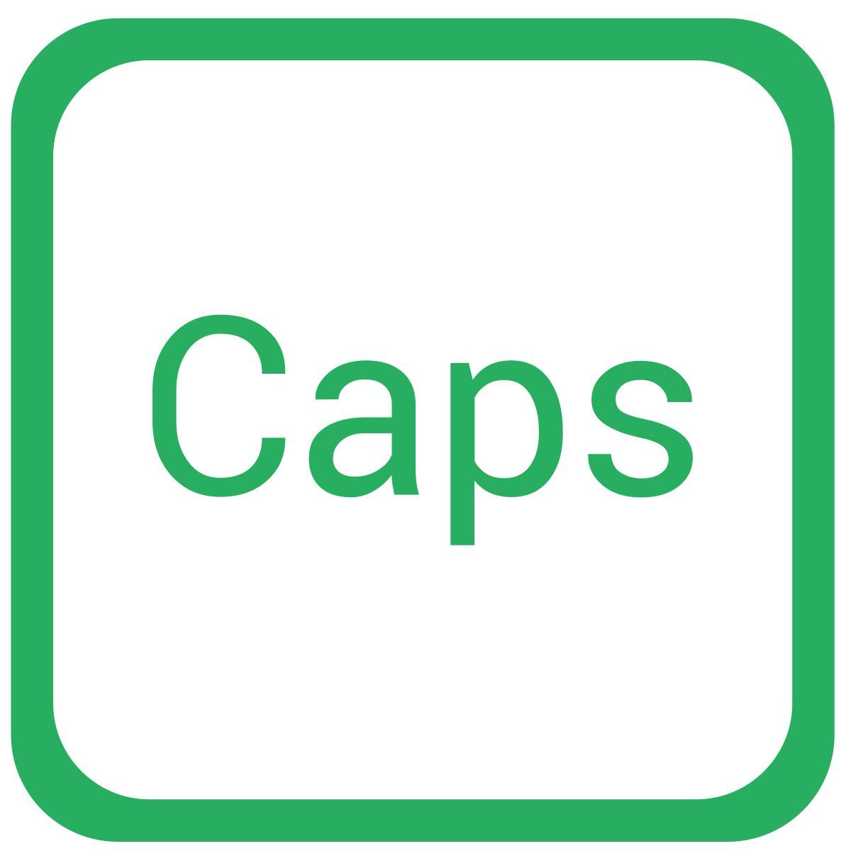 caps lock icon