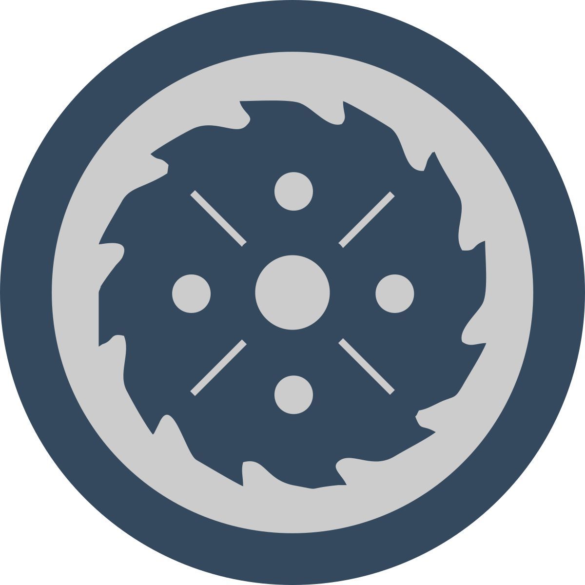 lâmina circular icon