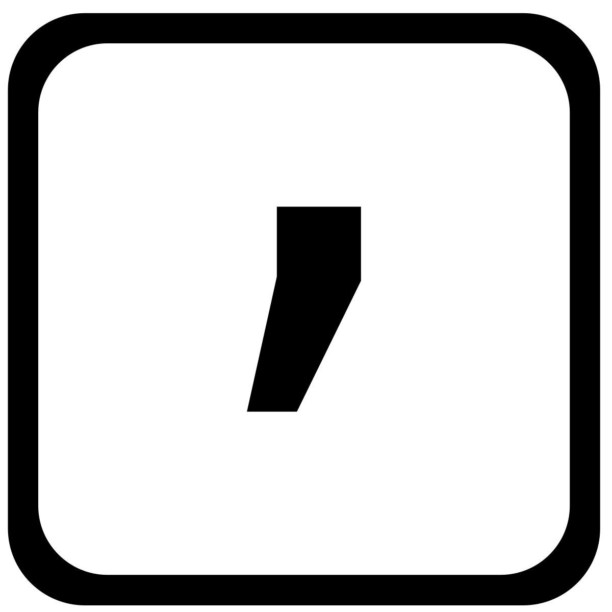 comma icon