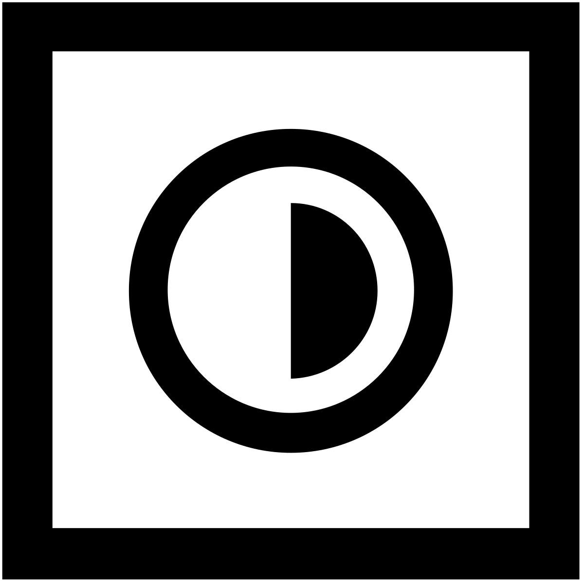 impostazioni di contrasto icon