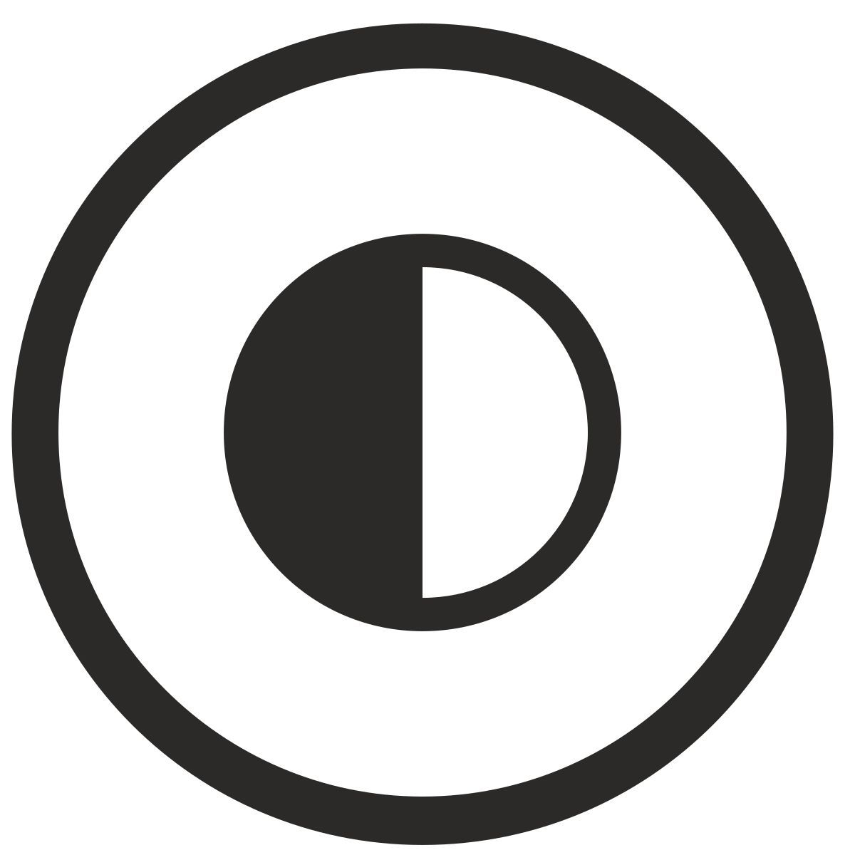 impostazioni di contrasto icon