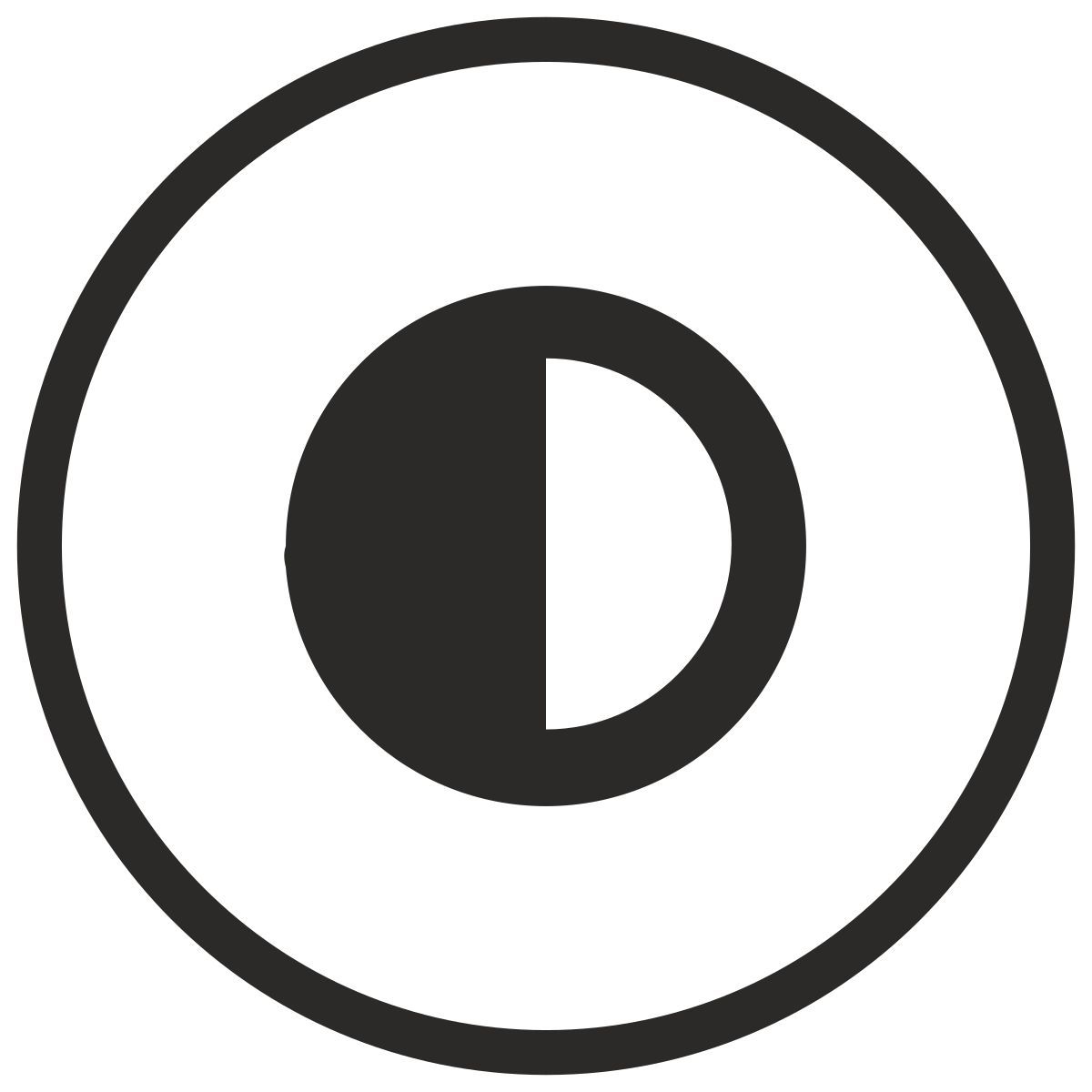 impostazioni di contrasto icon