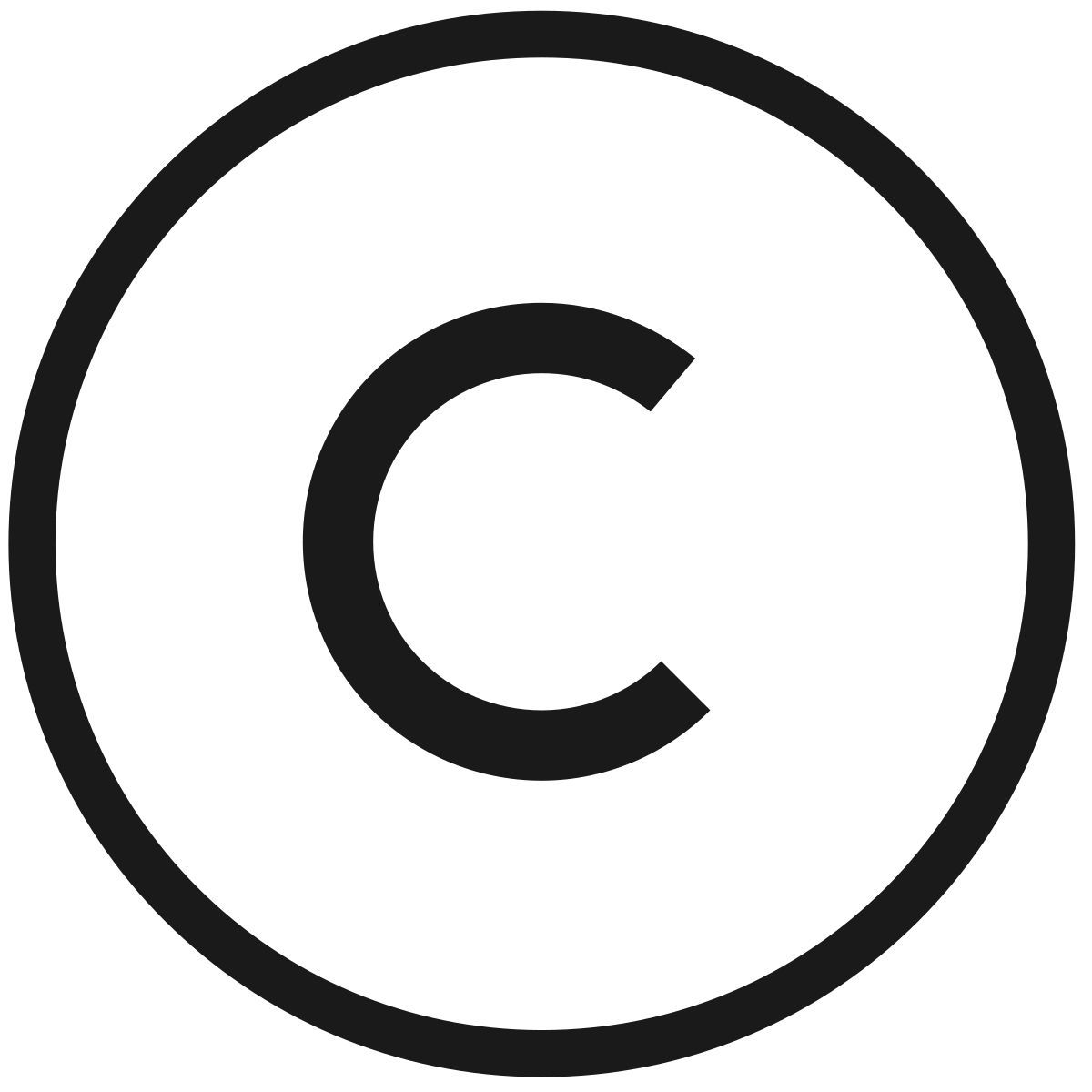 copyright icon