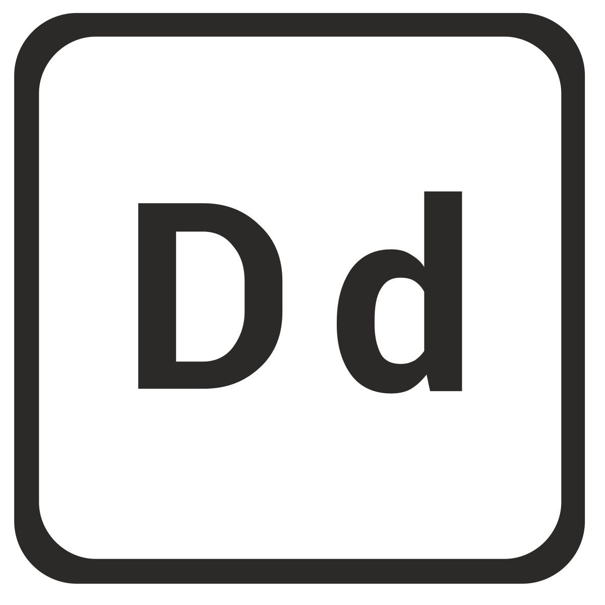d icon