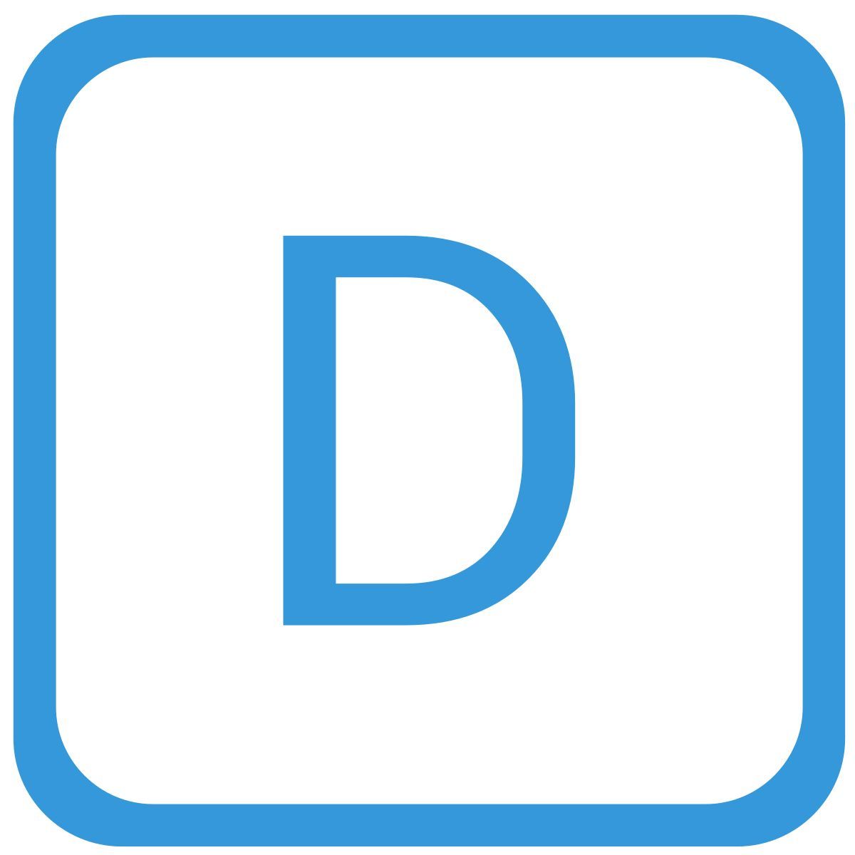 d icon