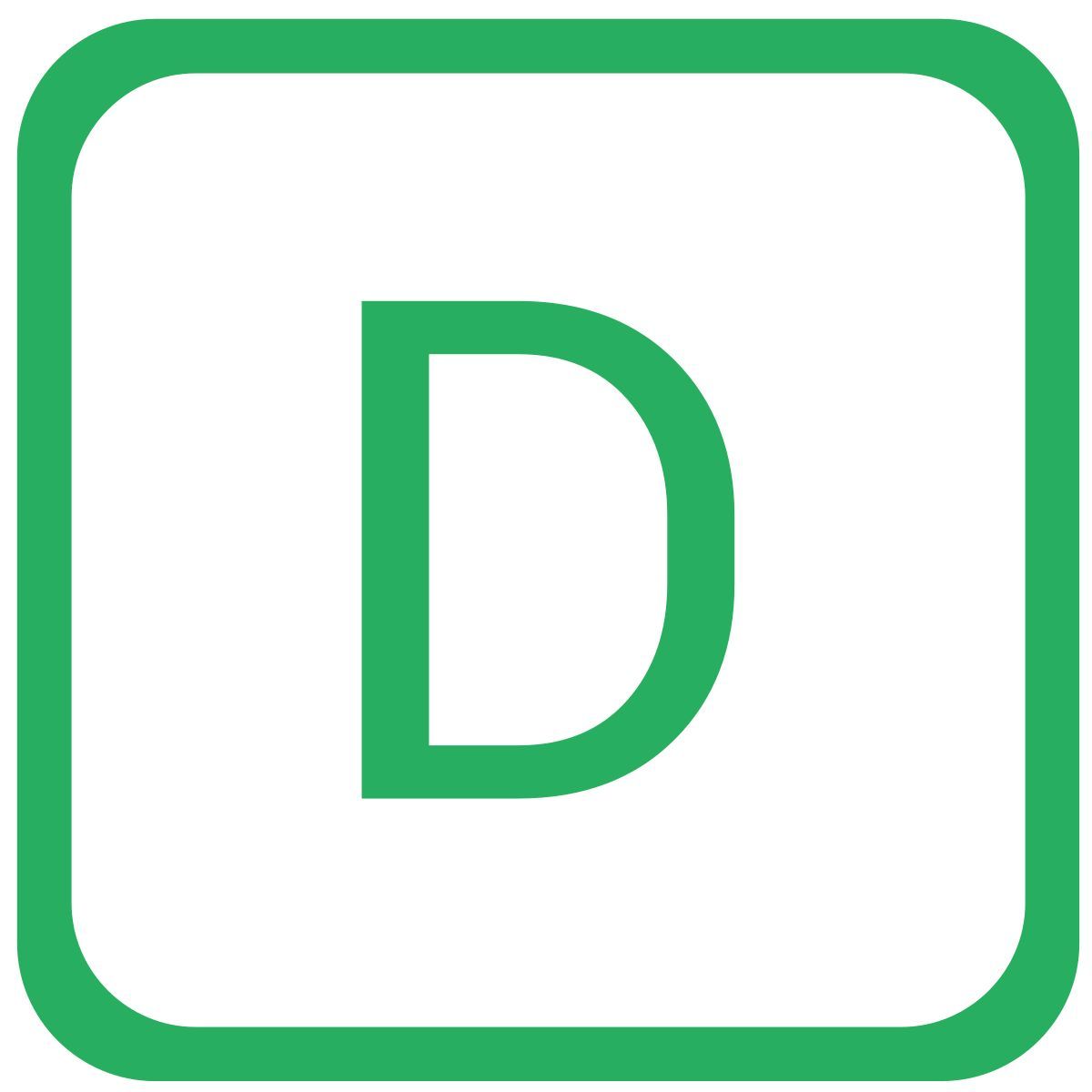 d icon