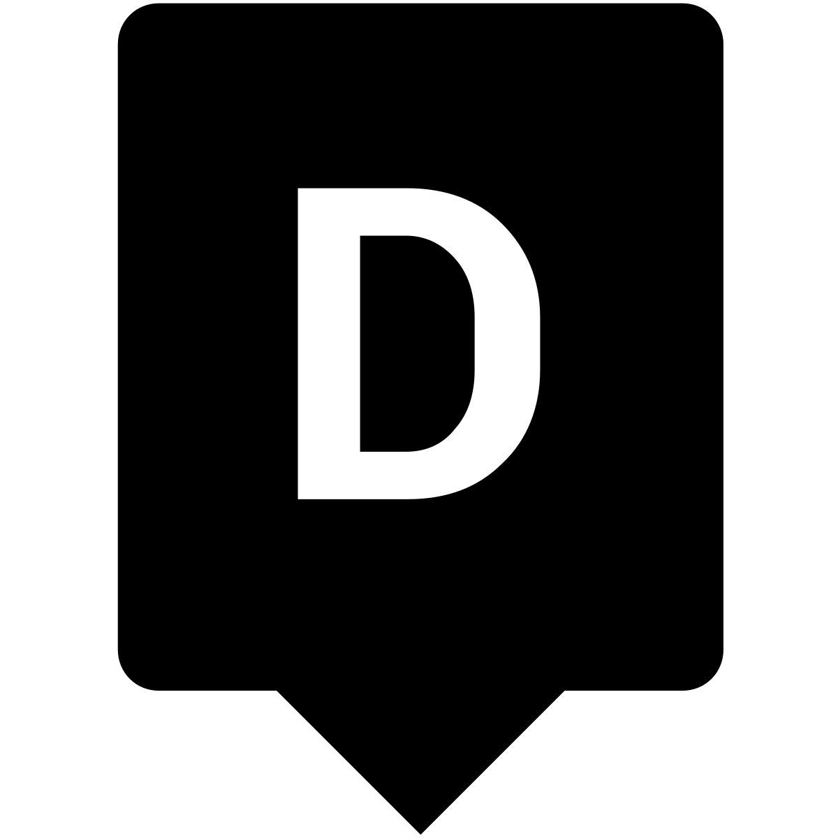 d icon