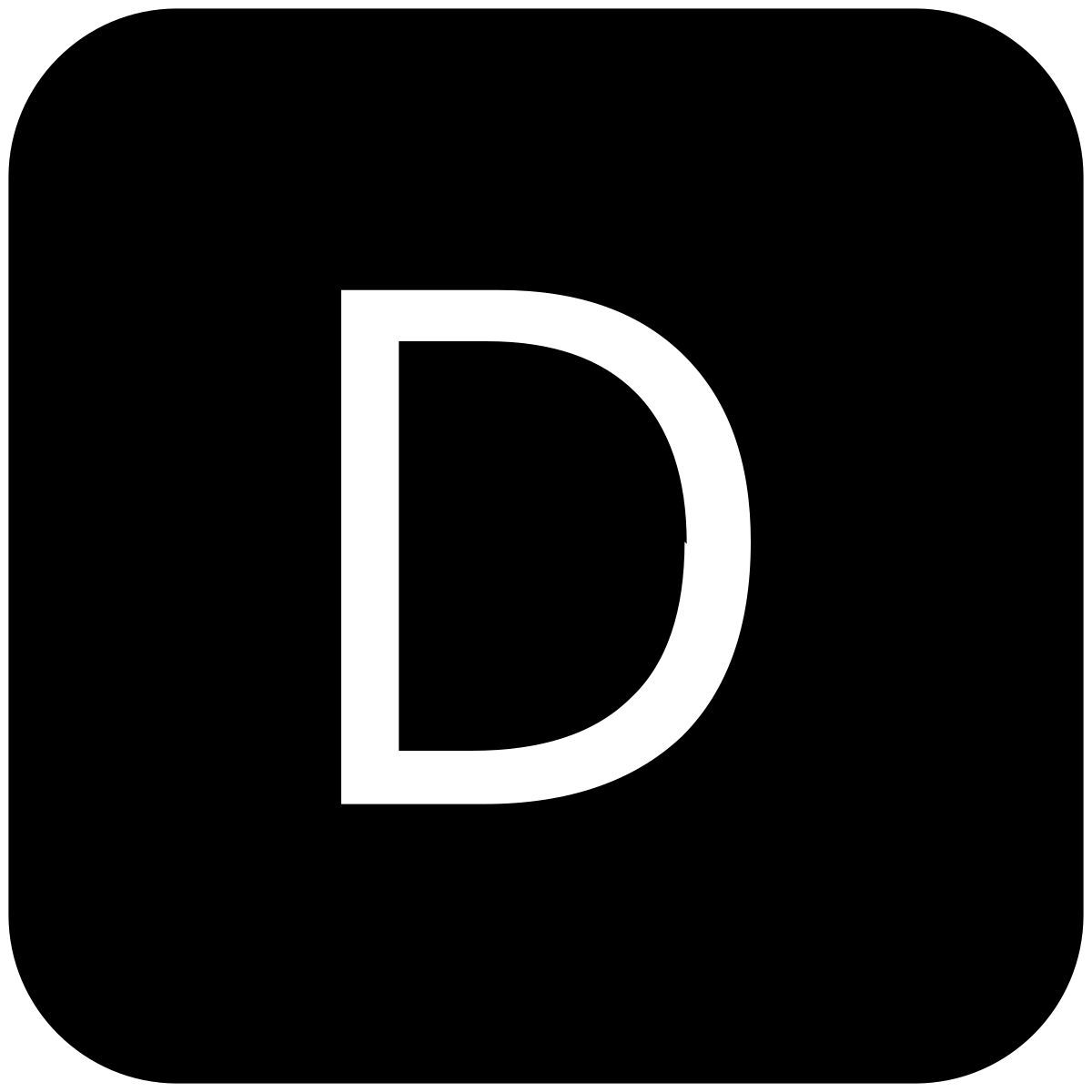d icon