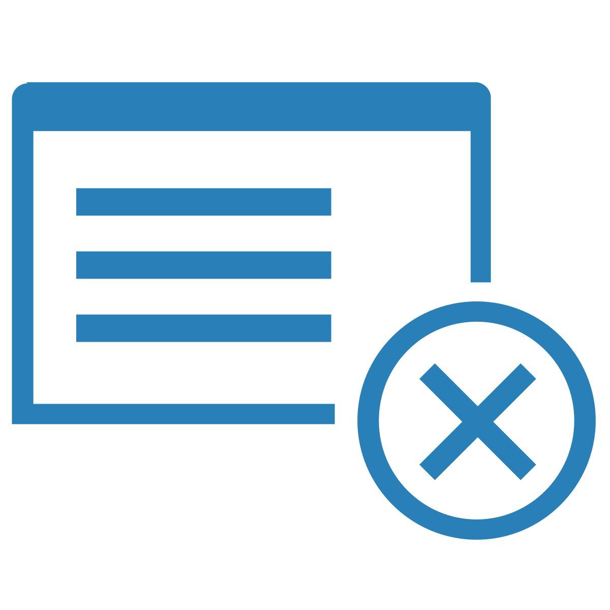 delete app icon