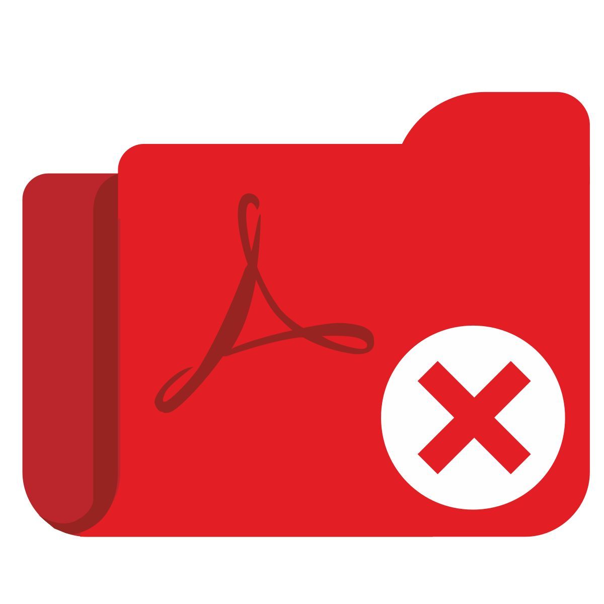 delete folder icon