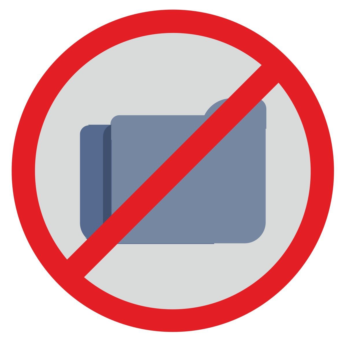 delete folder icon