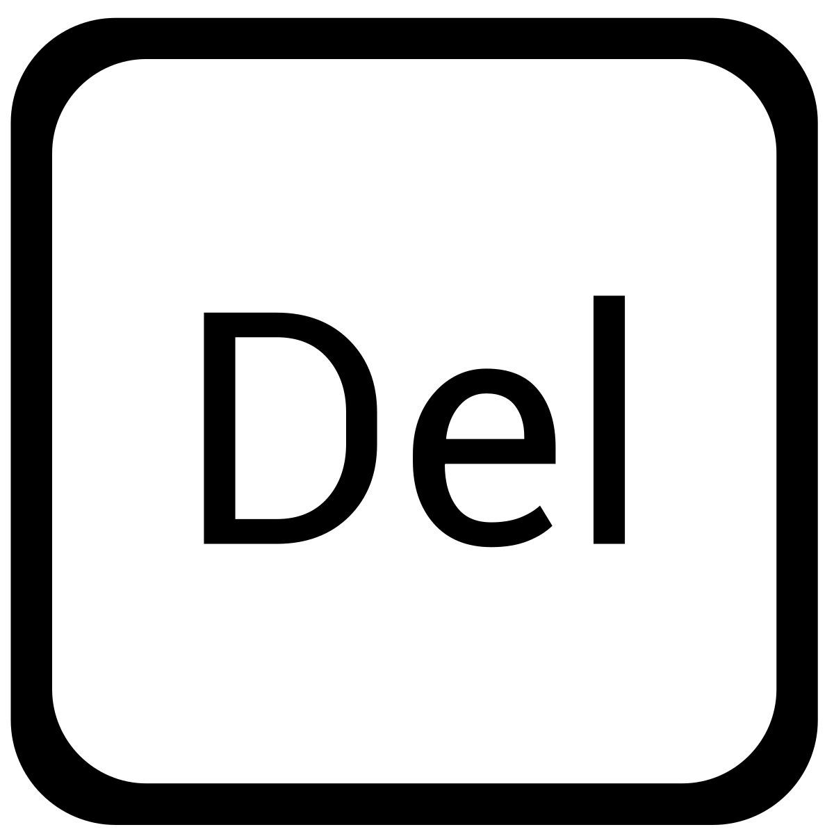 delete icon
