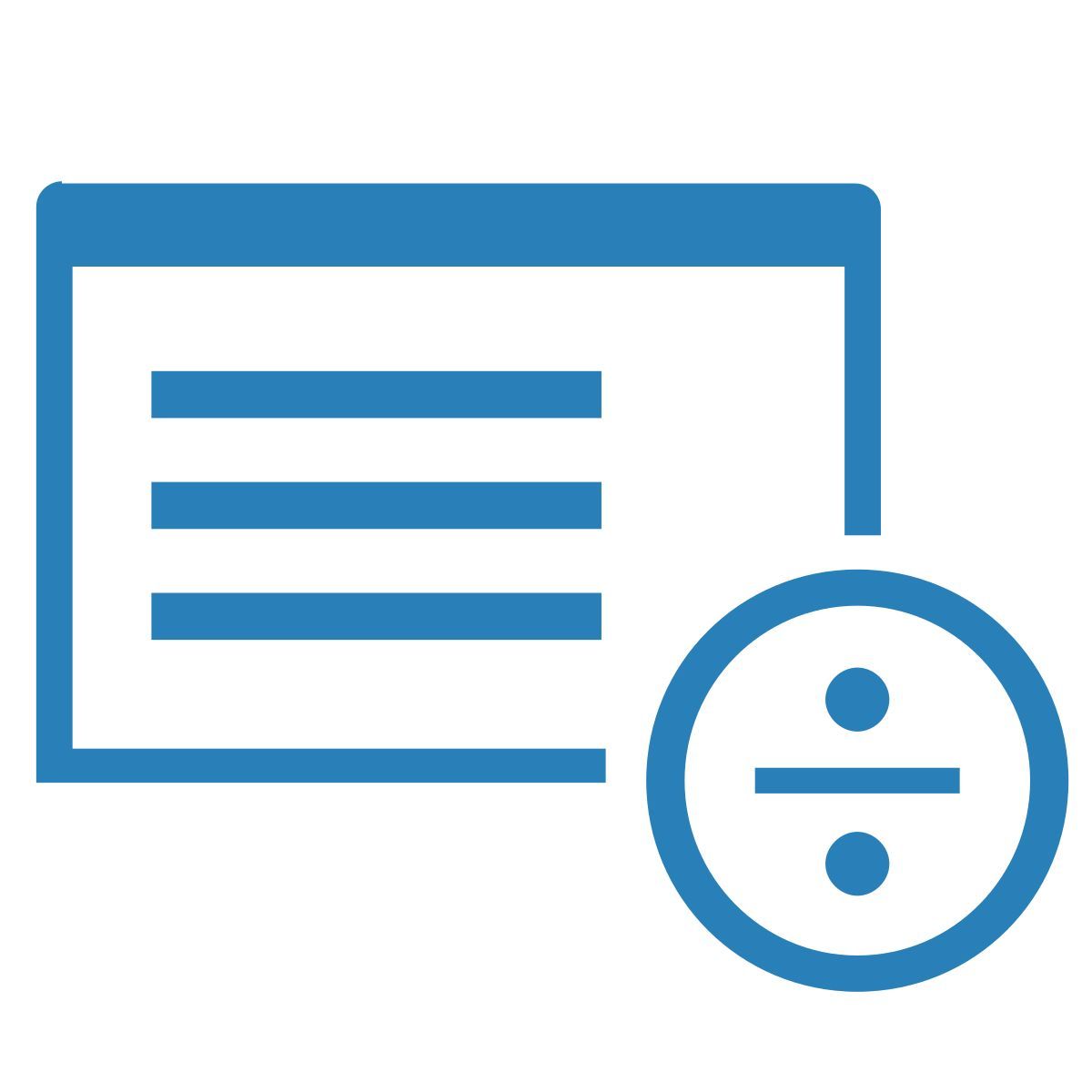 divide icon