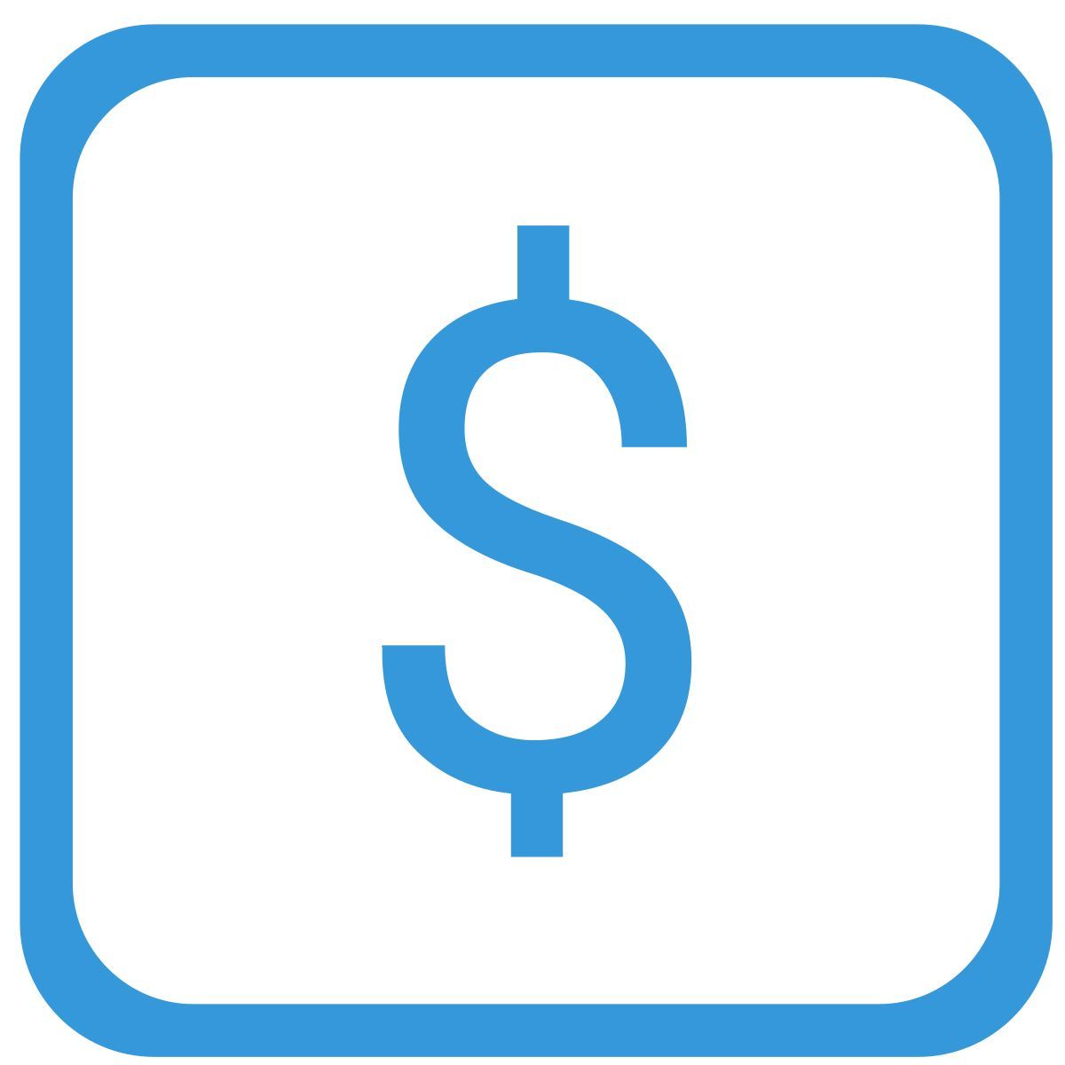 dólar de dinero icon