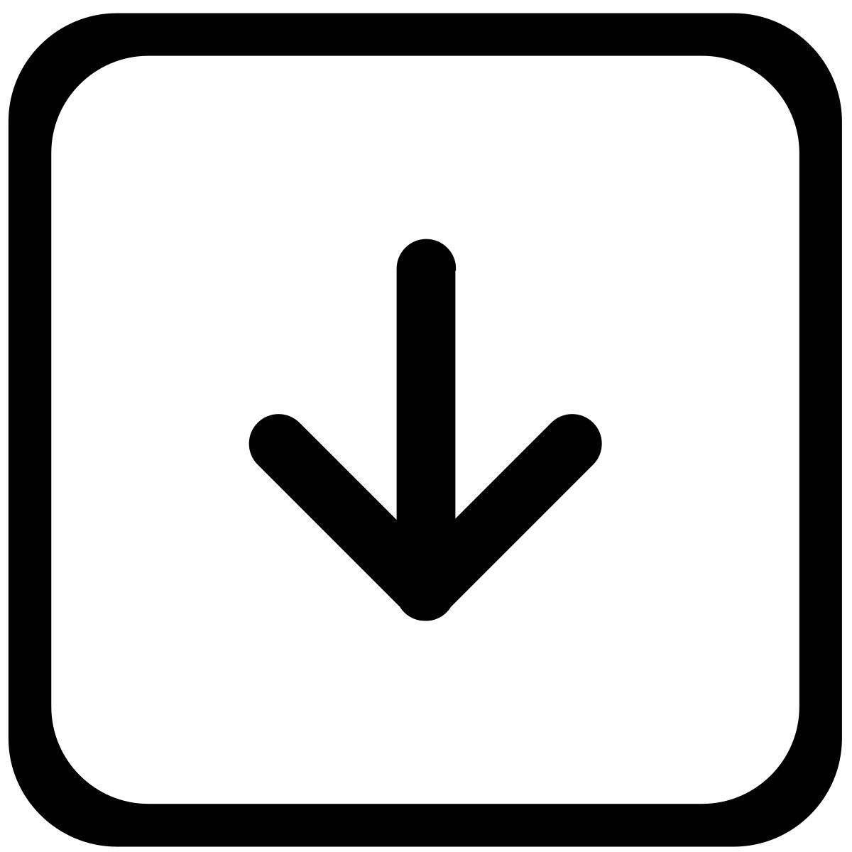 abaixo icon