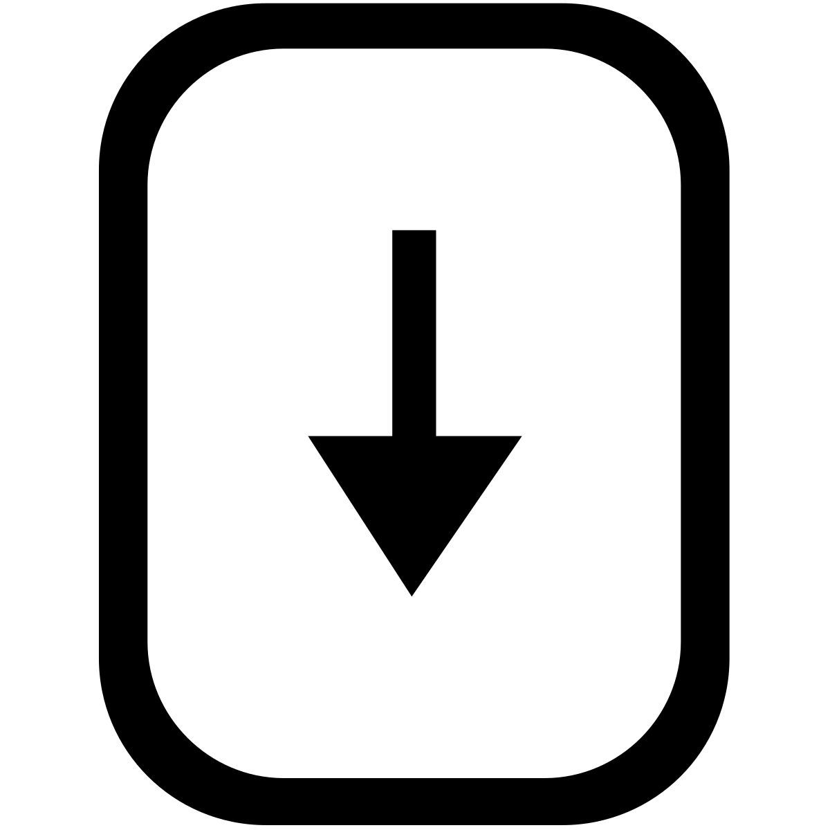 down icon